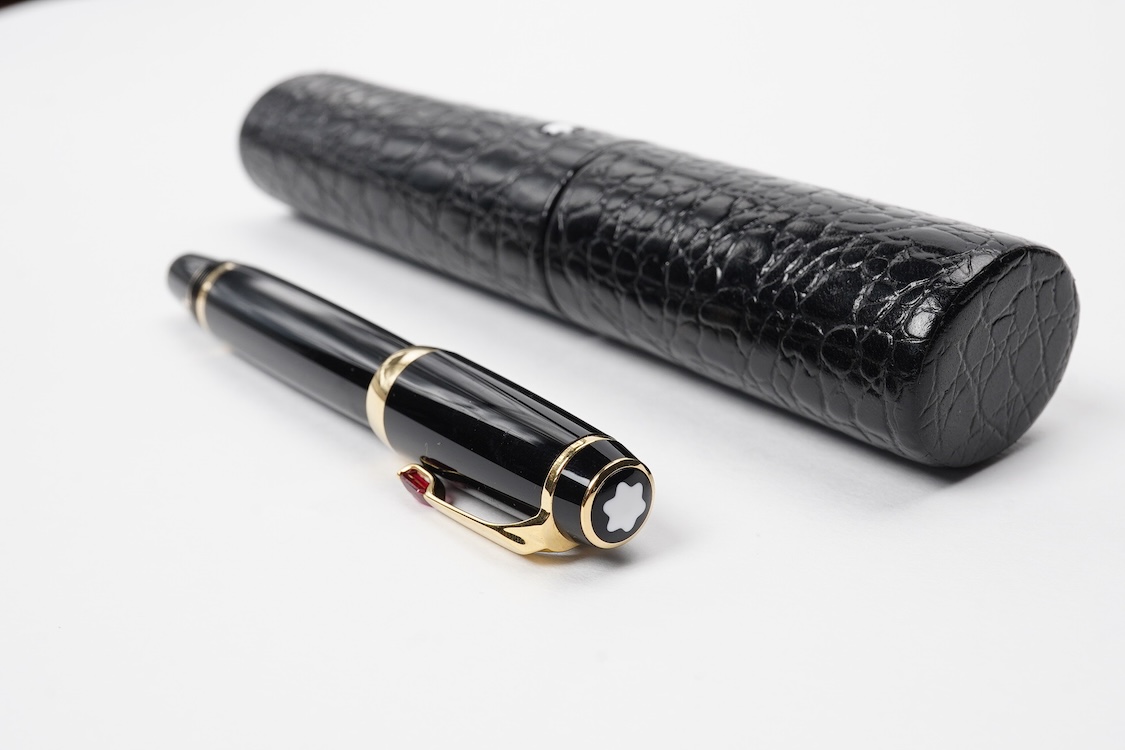 Montblanc Bohème retractible fountain pen, in Montblanc case